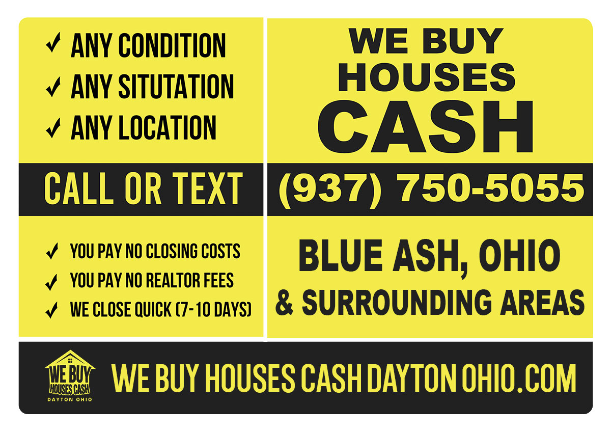 Sell My House Fast Blue Ash Ohio