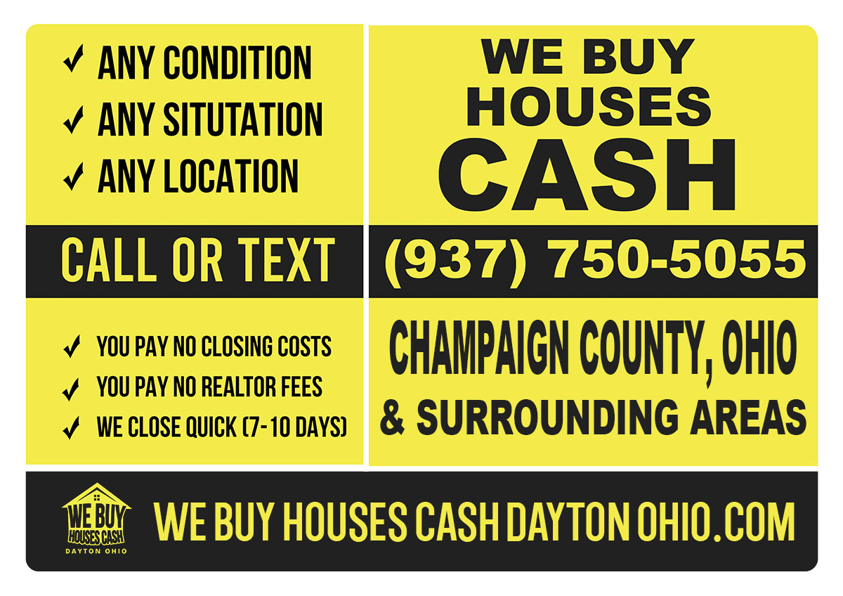 Sell My House Fast Champaign County Ohio