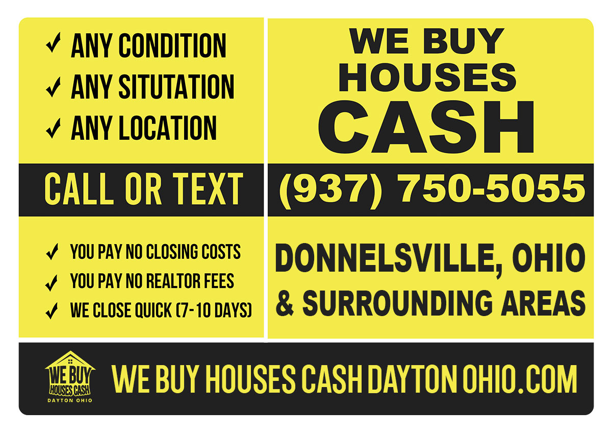 Sell My House Fast Donnelsville Ohio