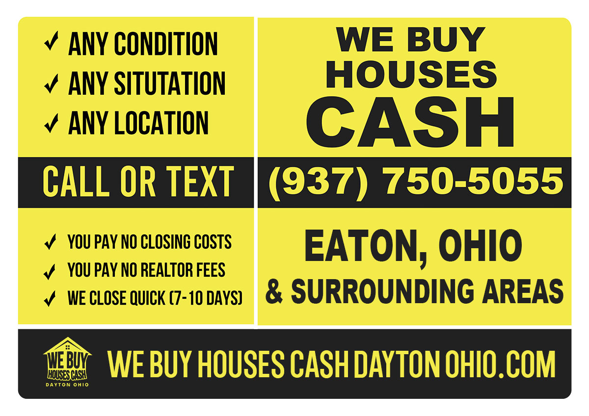 Sell My House Fast Eaton Ohio