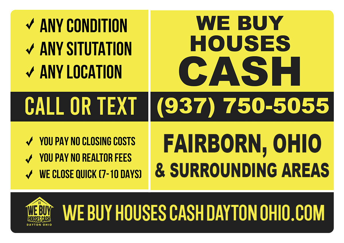Sell My House Fast Fairborn Ohio