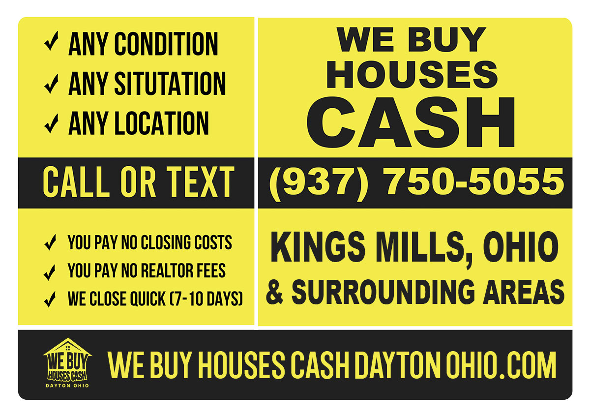 Sell My House Fast Kings Mills Ohio