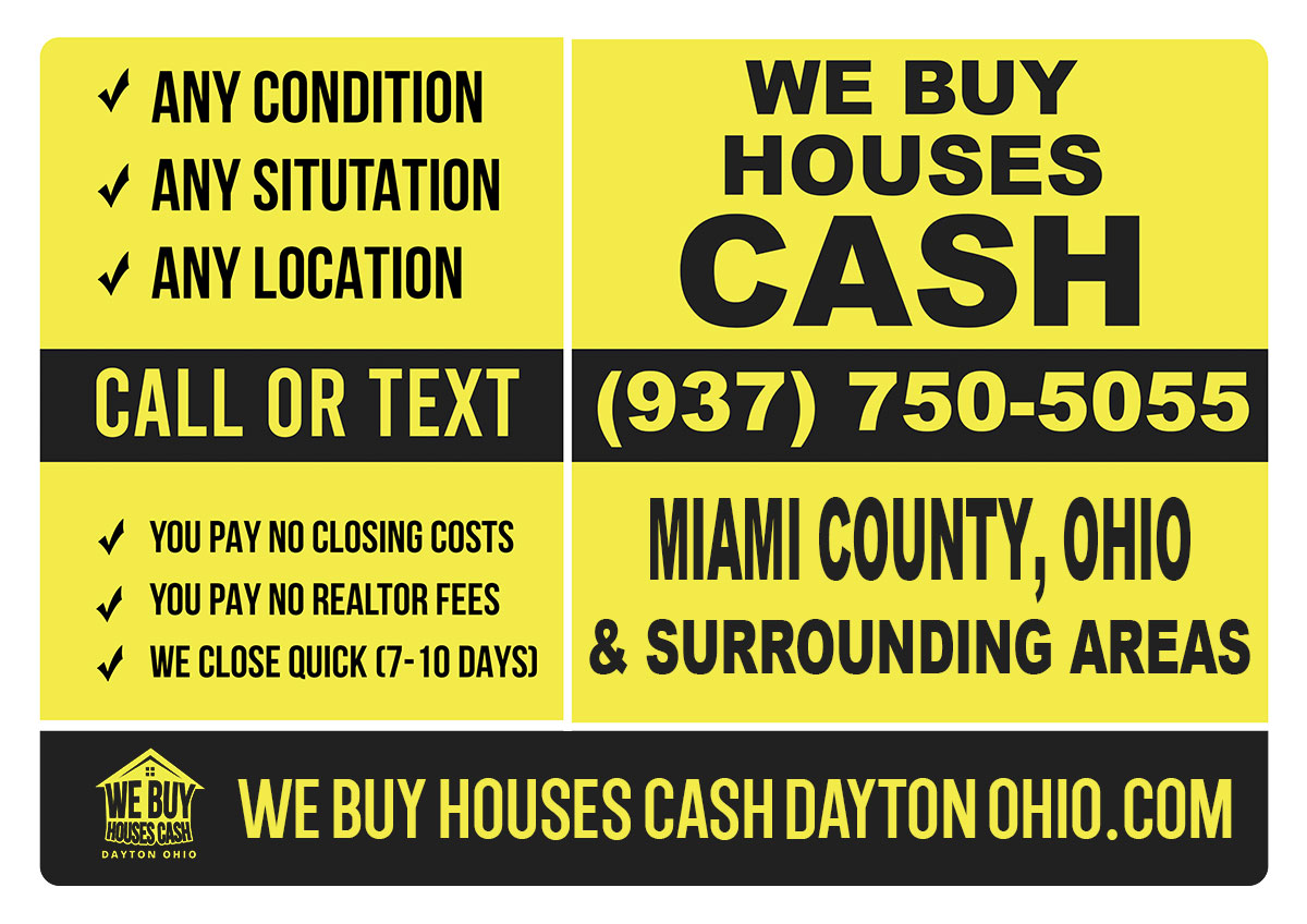 Sell My House Fast Miami County Ohio