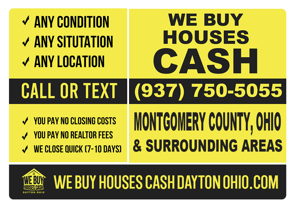 Sell My House Fast Montgomery County Ohio