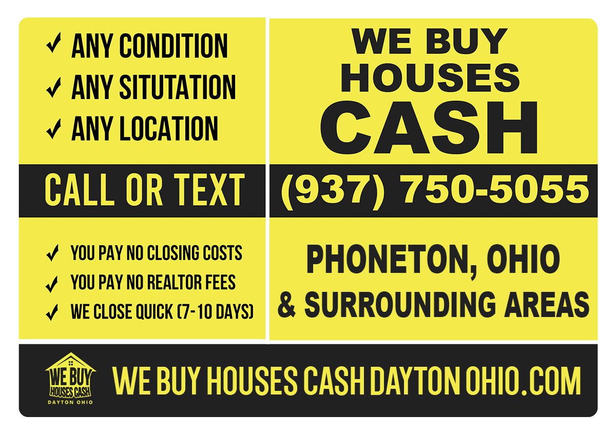 Sell My House Fast Phoneton Ohio