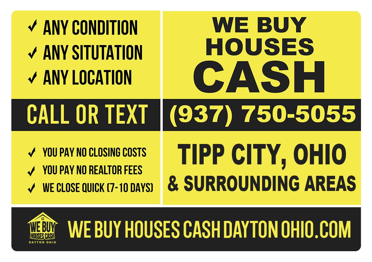 Sell My House Fast Tipp City Ohio