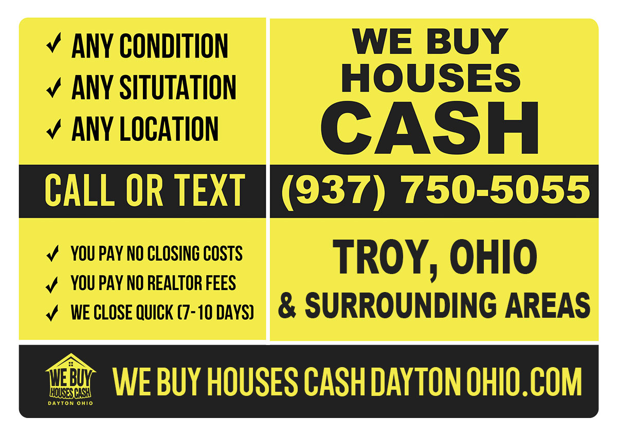 Sell My House Fast Troy Ohio