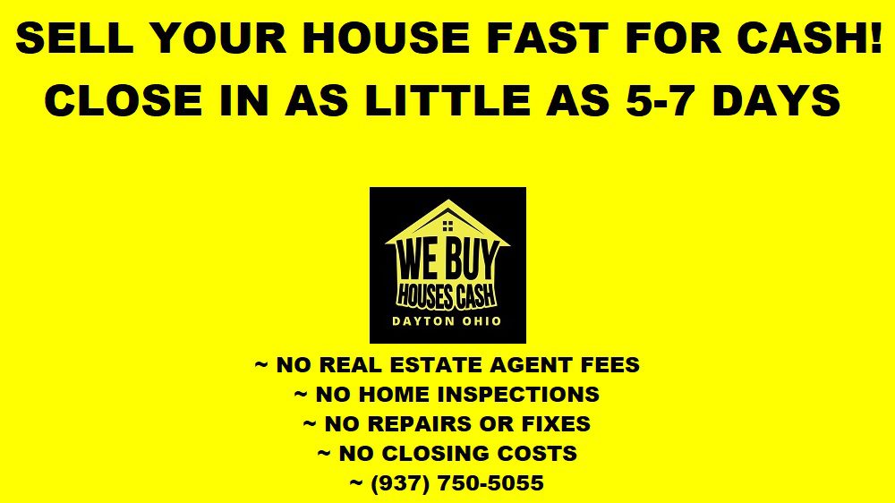 We Buy Houses Cash Dayton Ohio